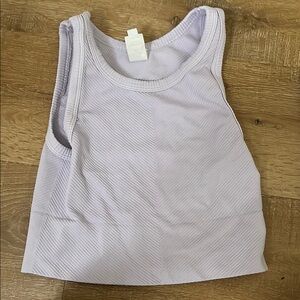 Nikibiki Lavender Crop Top (new never worn)
